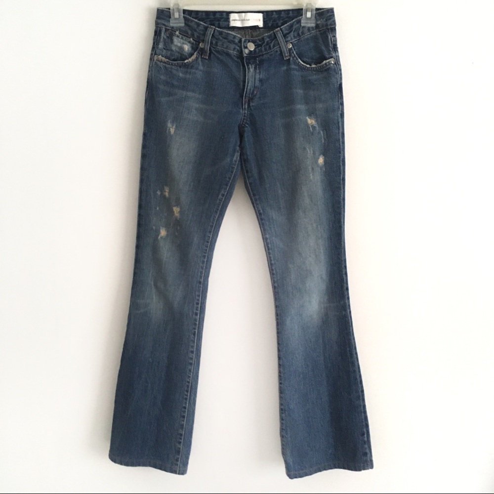 Paper Denim & Cloth Harley Distressed Bellbottom Jeans